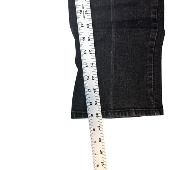 Gloria Vanderbilt Straight Leg Gray Jeans Size 12 - Picture 6 of 9